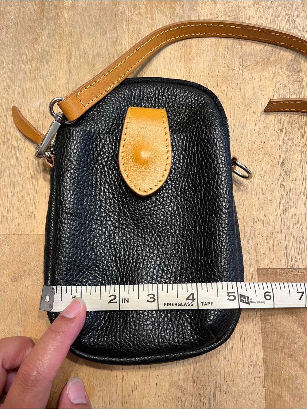 Divina Firenze Made in Italy Genuine Leather Crossbody - Picture 8 of 8